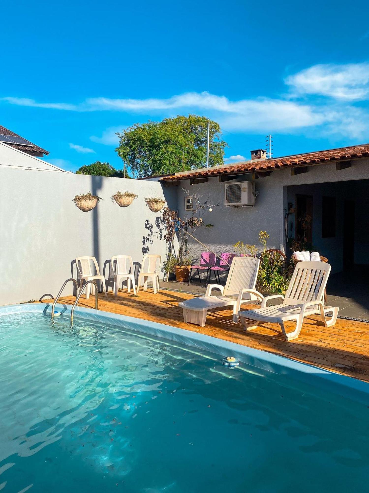 Casa Com 3 Suites E 1Quarto Piscina Ar Para 10 Hospedes Foz do Iguaçu Eksteriør bilde